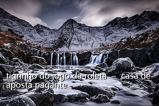 tigrinho do jogo da roleta - casa de aposta pagante
