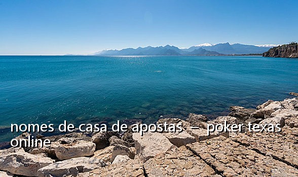 nomes de casa de apostas – poker texas online