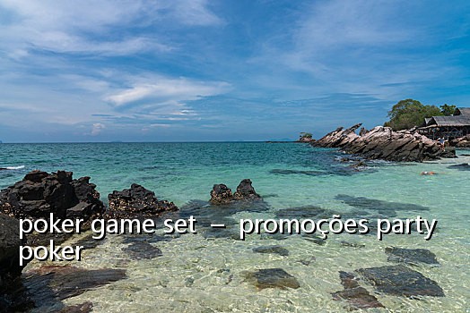 poker game set  –  promoções party poker